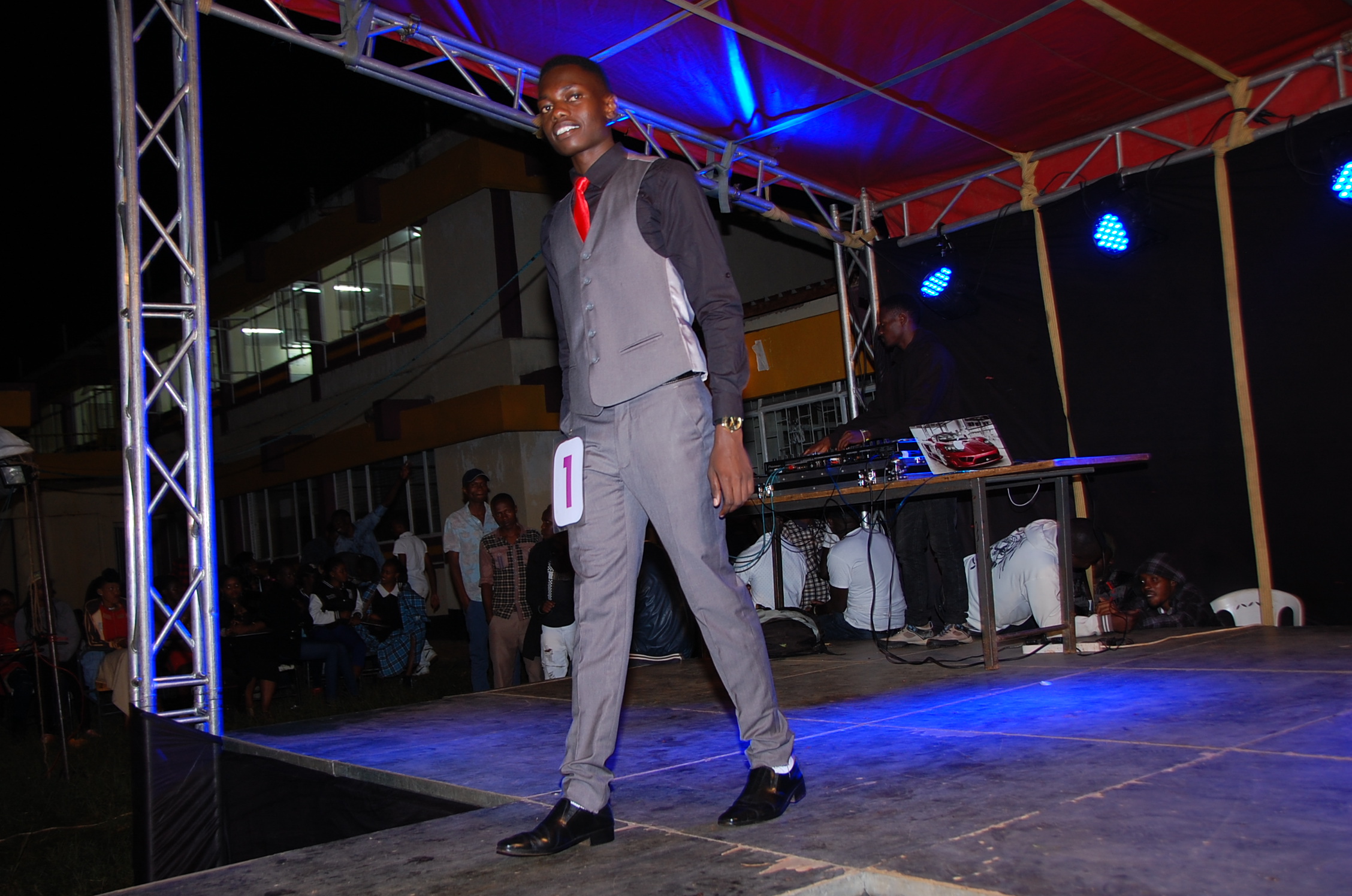 Givan Situma at Mr and Miss KMTC Kakamega