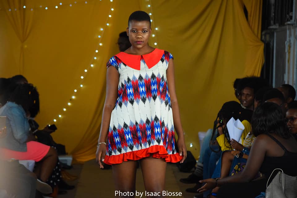 A runway model showcasing a design during the Fashion Couture Affair on the 9th of December last year