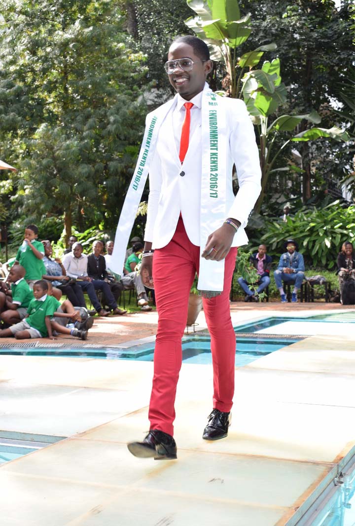 Pictured: Edward Karaba Dondo during one of his heydays as a runway model