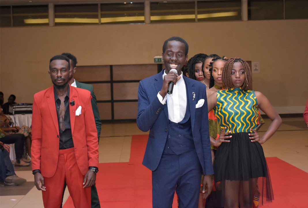 Fashion Designer Gideon Collins speaking about his brand after showcasing his designs at the third edition of the African Fashion Fusion