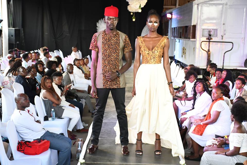 Fashion Model Felix Anganga - Left; On the runway during the 4th Edition of the Fashion Couture Affair