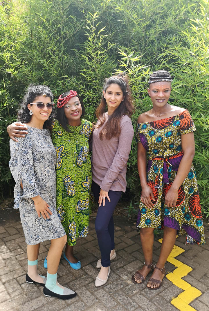 The beautiful team behind the "Henna has no borders" campaign. Photography by Mandeep Dhadialla