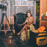 Fashion Designer and Media personality Lola Hannigan of Zefroys by Lola fashion brand at the High Tea.