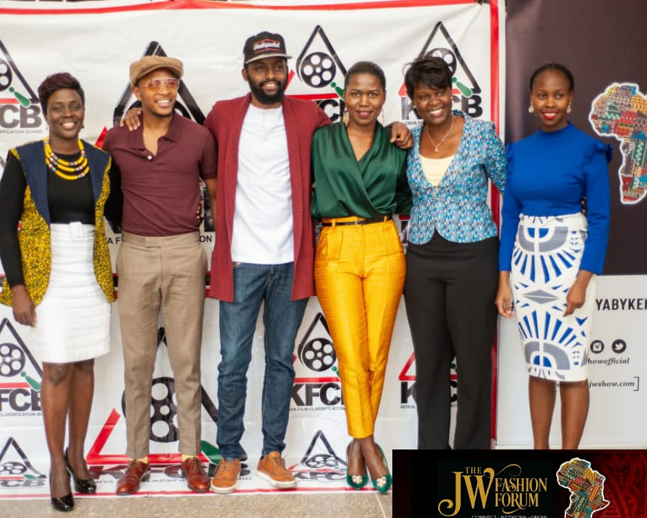 Panelists and guests at the The JW Show Fashion Forum 2019 at the Nairobi Film Center