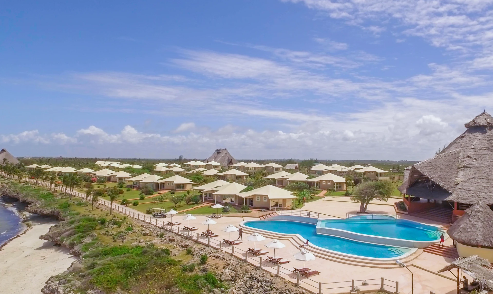The One Watamu Bay Resort has over 150 residences which have spacious state-of the art rooms. 