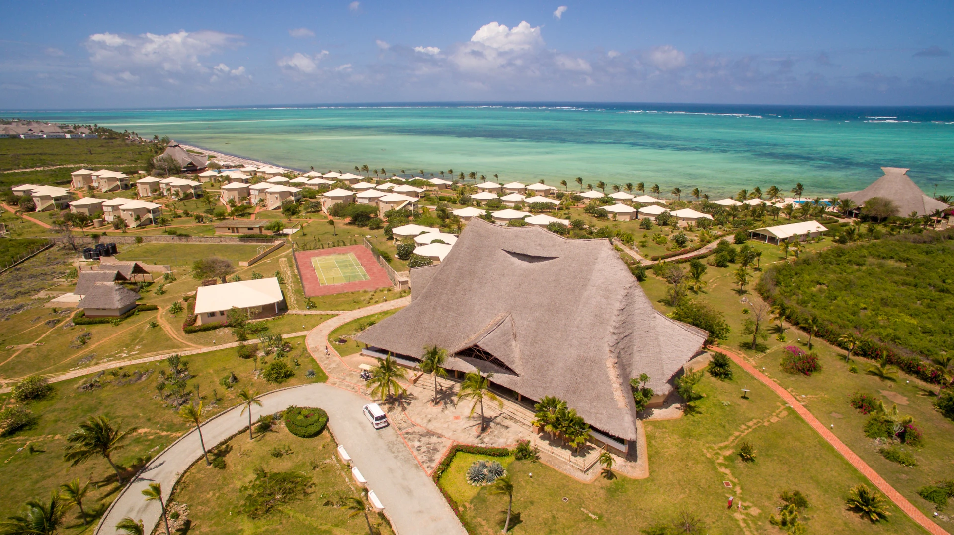Aerial View of The One Watamu Bay Resort. Special Fractional Membership deal being offered by African Resort Institute