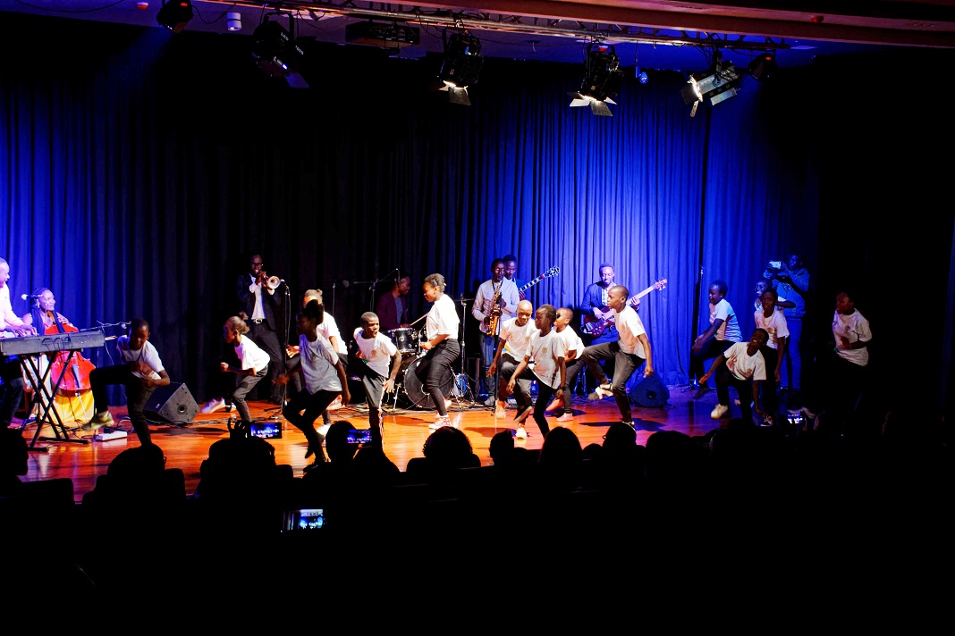 Cheza Cheza Foundation kids staging their performance during the event