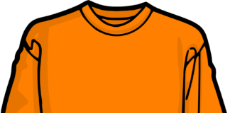 orange shirt