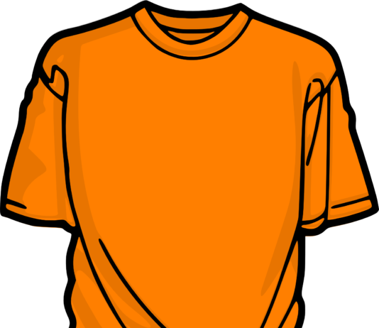 orange shirt