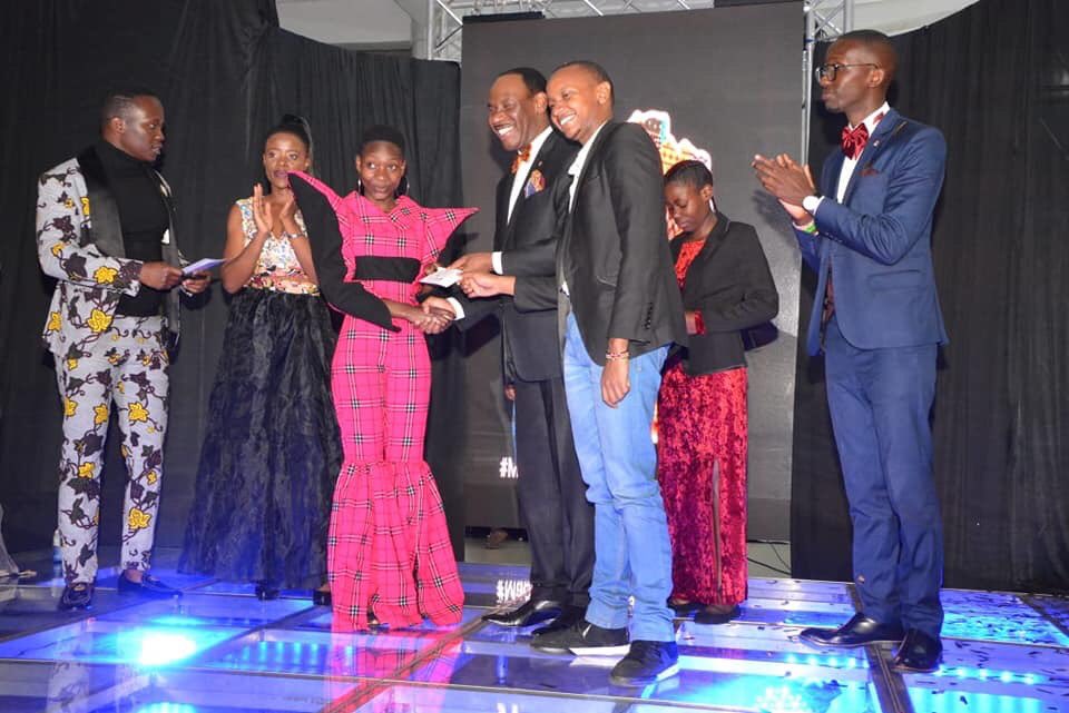 Julia Achieng from Delight Institute of Fashion & Design was awarded winner of this year's event