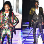 Models showcasing designs by Ashok Sunny at the Jw Show 2019