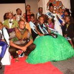Media personality & show host Mung'ala Mbuvi poses with newly crowned winners at the Amazing Little Stars 2019