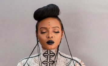 Nigerian Singer Yemi Alade drapped in jewellery by Patricia Mbela during Coke Studio Africa