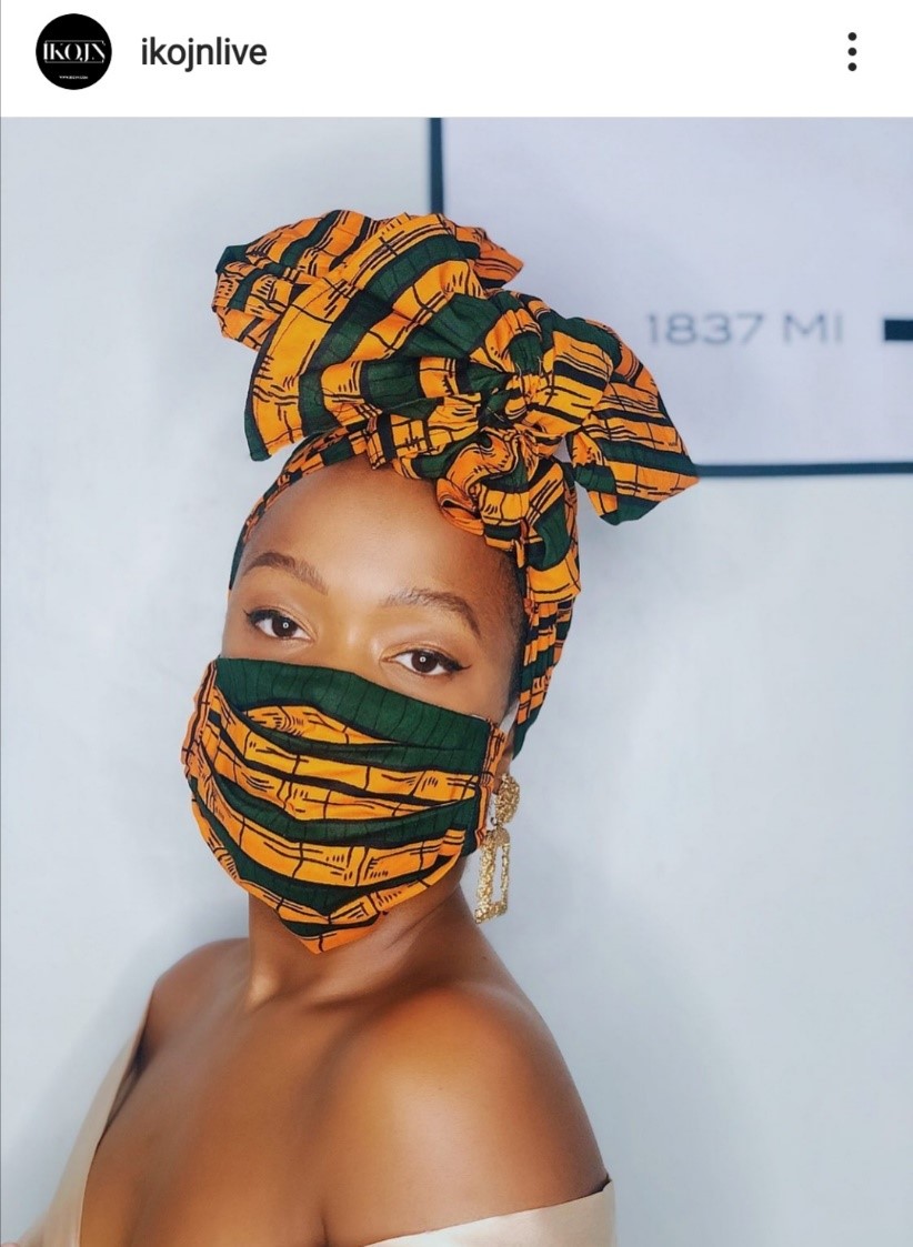 Fashion Forward Face Masks: African Prints