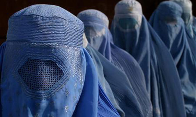Blue Burqas