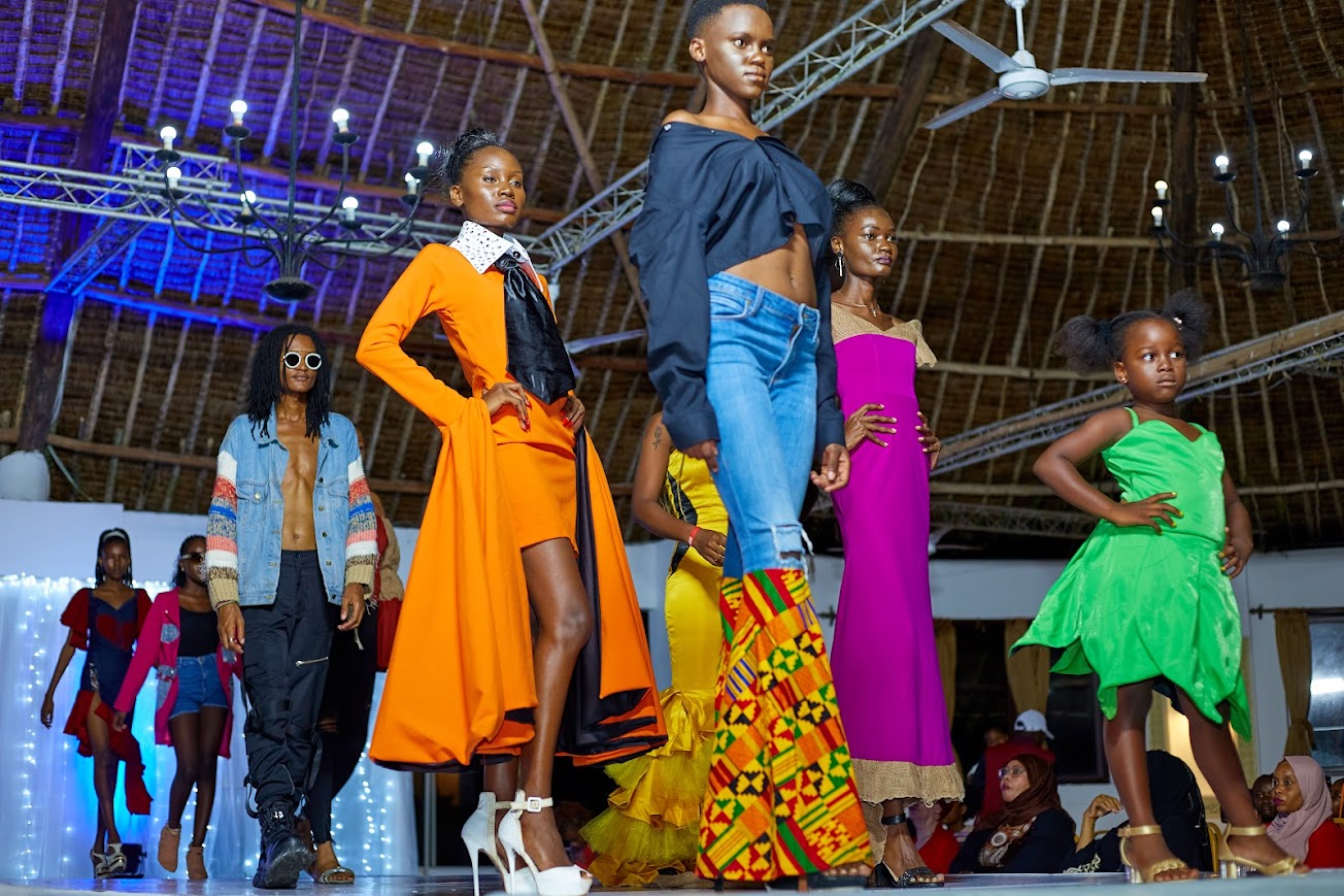 Fashion models on the runway at the 5th edition of the East Africa International Fashion Week 2023