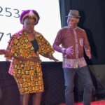 Hon Millie Adhiambo and Music Copyright Board Chairman Ezekiel Mutua breaking a dance at the Heritage Pageant Event 2024