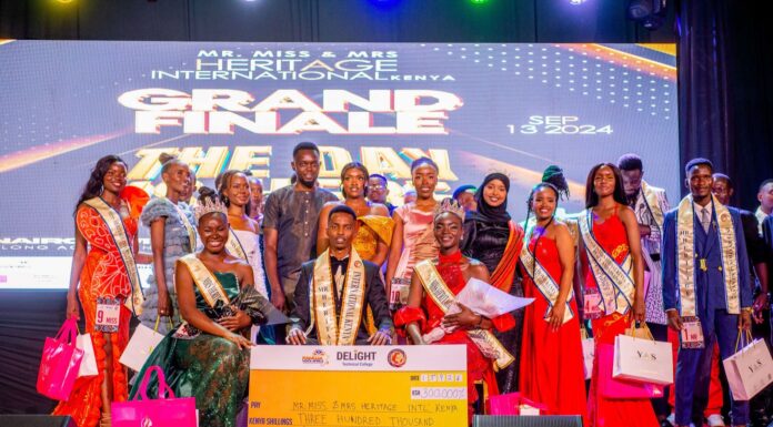 The grand event saw the crowning of Mr. Heritage International Kenya, Miss Heritage International Kenya, and Mrs. Heritage International Kenya, who will represent the nation in the upcoming Heritage International Pageant scheduled for 9th - 18th November 2024 on the international stage.